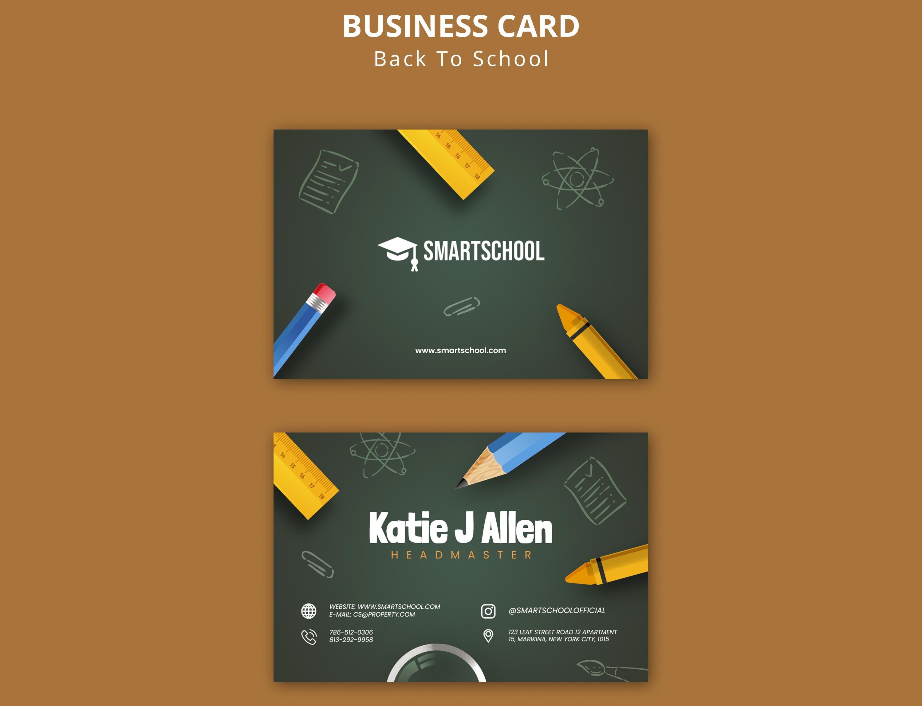 back-school-business-card